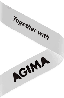 Бейдж партнерства с Agima